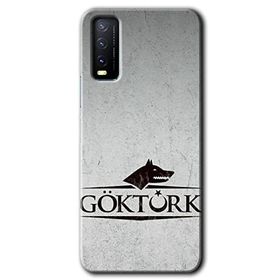 Vivo Y11S Göktürk Baskılı Uyumlu Silikon Kılıf
