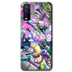 Vivo Y11S Graffiti Çizgi Film Baskılı Uyumlu Silikon Kılıf