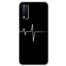 Vivo Y11S Heart Rytm Baskılı Uyumlu Silikon Kılıf