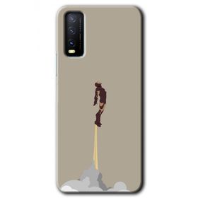 Vivo Y11S İronman Airport Baskılı Uyumlu Silikon Kılıf