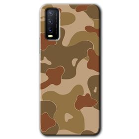 Vivo Y11S Kamuflaj 10 Baskılı Uyumlu Silikon Kılıf