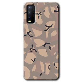Vivo Y11S Kamuflaj 6 Baskılı Uyumlu Silikon Kılıf