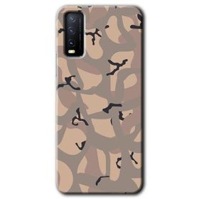 Vivo Y11S Kamuflaj 6 Baskılı Uyumlu Silikon Kılıf