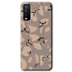 Vivo Y11S Kamuflaj 6 Baskılı Uyumlu Silikon Kılıf