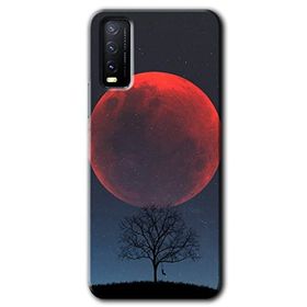 Vivo Y11S Kanlı Ay Baskılı Uyumlu Silikon Kılıf
