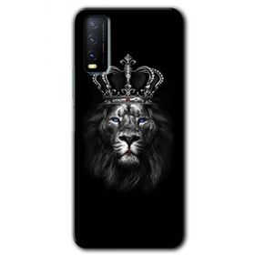 Vivo Y11S King Lion Baskılı Uyumlu Silikon Kılıf