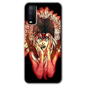 Vivo Y11S Kurt Kız Baskılı Uyumlu Silikon Kılıf