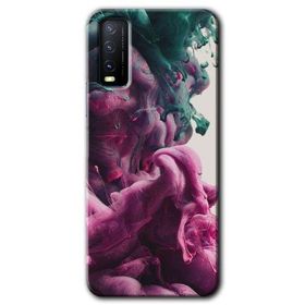 Vivo Y11S Liquid Cloud Baskılı Uyumlu Silikon Kılıf