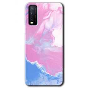 Vivo Y11S Liquid Lekeler Art Baskılı Uyumlu Silikon Kılıf