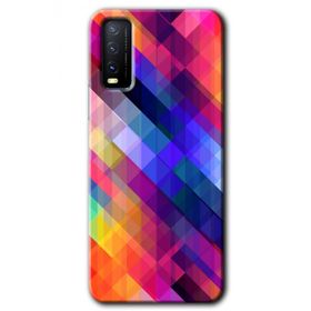 Vivo Y11S Multi Oblique Baskılı Uyumlu Silikon Kılıf