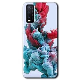 Vivo Y11S Renkli Karışım Baskılı Uyumlu Silikon Kılıf