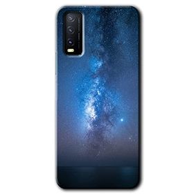 Vivo Y11S Samanyolu Baskılı Uyumlu Silikon Kılıf