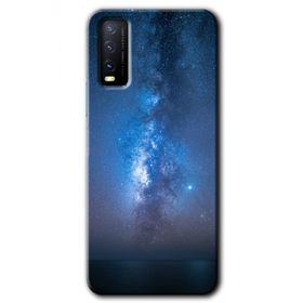 Vivo Y11S Samanyolu Baskılı Uyumlu Silikon Kılıf