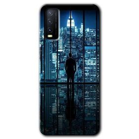 Vivo Y11S Şehir Manzarası Baskılı Uyumlu Silikon Kılıf