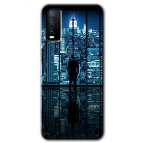 Vivo Y11S Şehir Manzarası Baskılı Uyumlu Silikon Kılıf