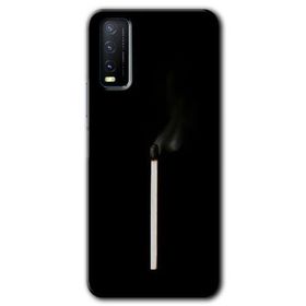 Vivo Y11S Sönmüş Kibrit Baskılı Uyumlu Silikon Kılıf