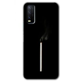 Vivo Y11S Sönmüş Kibrit Baskılı Uyumlu Silikon Kılıf