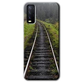 Vivo Y11S Tren Yolu Baskılı Uyumlu Silikon Kılıf