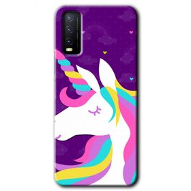 Vivo Y11S Unicorn Sleep Baskılı Uyumlu Silikon Kılıf