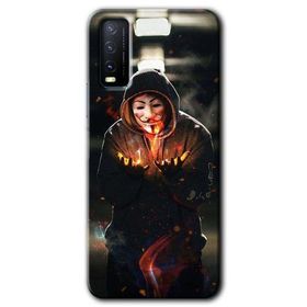 Vivo Y11S V for Fire Baskılı Uyumlu Silikon Kılıf
