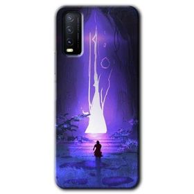 Vivo Y11S Wanderer Silhouette Baskılı Uyumlu Silikon Kılıf