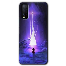 Vivo Y11S Wanderer Silhouette Baskılı Uyumlu Silikon Kılıf