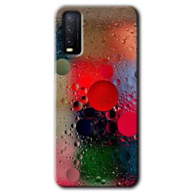 Vivo Y11S Wet Bubbles Baskılı Uyumlu Silikon Kılıf
