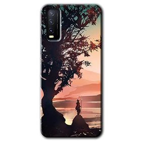 Vivo Y11S Yalnız Savaşcı Baskılı Uyumlu Silikon Kılıf