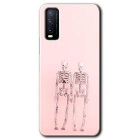 Vivo Y11S Yaşayan Çift Baskılı Uyumlu Silikon Kılıf
