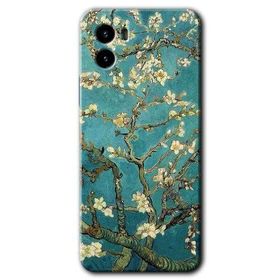 Vivo Y15S Almond Blossom Baskılı Uyumlu Silikon Kılıf