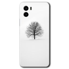 Vivo Y15S Alone Tree Baskılı Uyumlu Silikon Kılıf