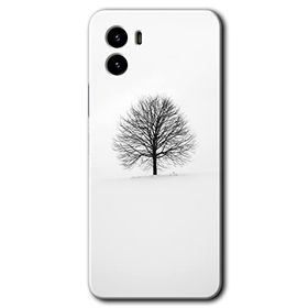 Vivo Y15S Alone Tree Baskılı Uyumlu Silikon Kılıf