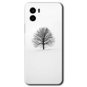 Vivo Y15S Alone Tree Baskılı Uyumlu Silikon Kılıf