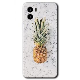 Vivo Y15S Ananas Baskılı Uyumlu Silikon Kılıf