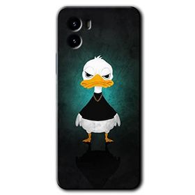 Vivo Y15S Angry Duck Baskılı Uyumlu Silikon Kılıf