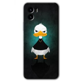 Vivo Y15S Angry Duck Baskılı Uyumlu Silikon Kılıf