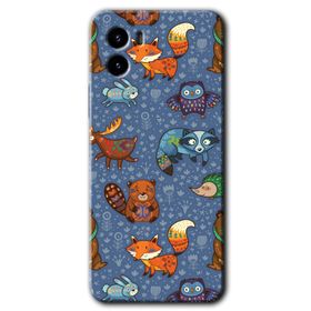 Vivo Y15S Animals Funny Baskılı Uyumlu Silikon Kılıf