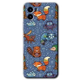 Vivo Y15S Animals Funny Baskılı Uyumlu Silikon Kılıf