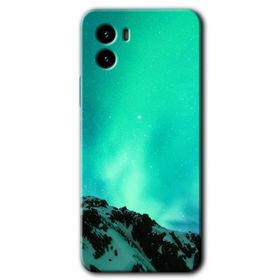 Vivo Y15S Aurora Baskılı Uyumlu Silikon Kılıf