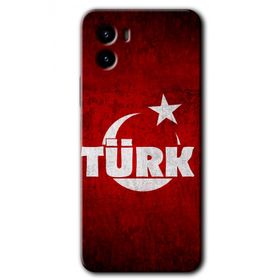 Vivo Y15S Ayyıldız Türk Baskılı Uyumlu Silikon Kılıf