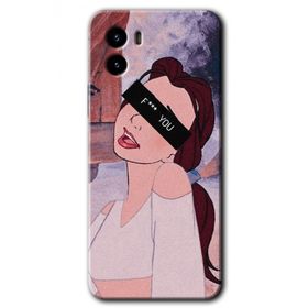 Vivo Y15S Bad Girl Baskılı Uyumlu Silikon Kılıf