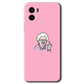 Vivo Y15S Bad Grandmother Baskılı Uyumlu Silikon Kılıf