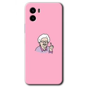 Vivo Y15S Bad Grandmother Baskılı Uyumlu Silikon Kılıf