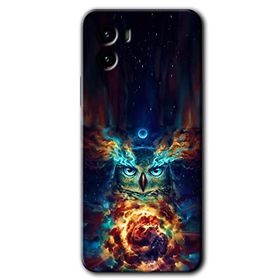 Vivo Y15S Ballı Baykuş Baskılı Uyumlu Silikon Kılıf
