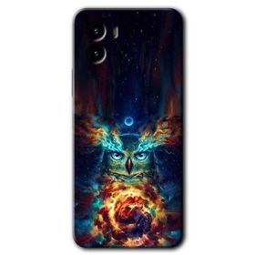 Vivo Y15S Ballı Baykuş Baskılı Uyumlu Silikon Kılıf