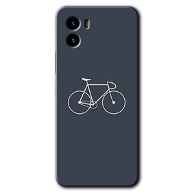 Vivo Y15S Bike Baskılı Uyumlu Silikon Kılıf