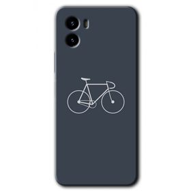 Vivo Y15S Bike Baskılı Uyumlu Silikon Kılıf