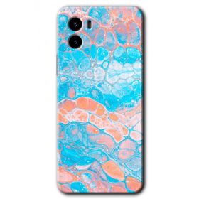 Vivo Y15S Bubbles 1 Baskılı Uyumlu Silikon Kılıf