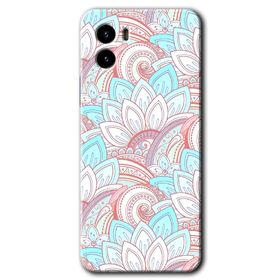Vivo Y15S Çin Mandala 1 Baskılı Uyumlu Silikon Kılıf
