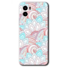 Vivo Y15S Çin Mandala 1 Baskılı Uyumlu Silikon Kılıf